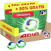 Ariel Pods Detergente Lavadora Cápsulas- 78 Lavados (Pack de 2 x 39)- Original
